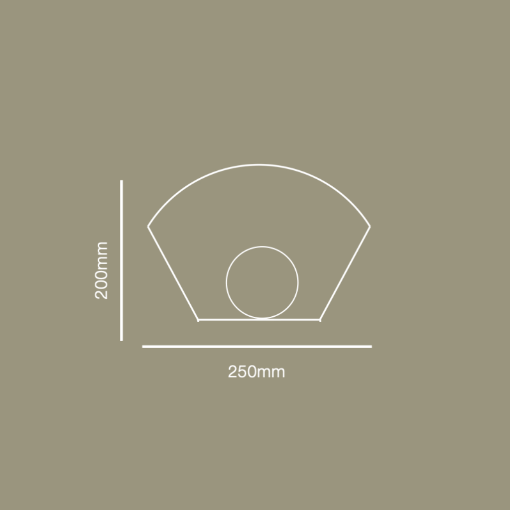 MODULA MINI Cosmica: misure 250 x 200 mm