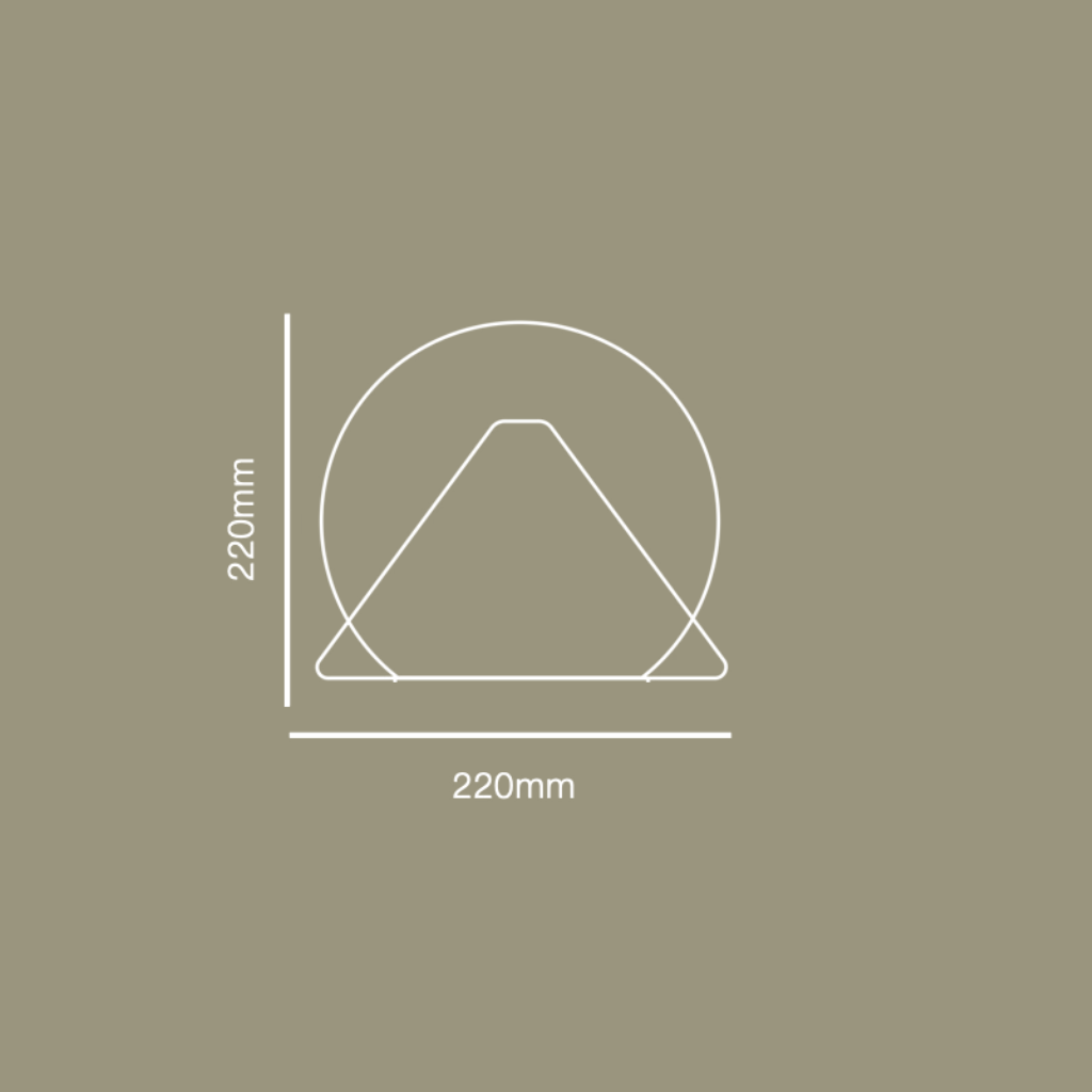 MODULA MINI Vulcano: misure 220 x 220 mm